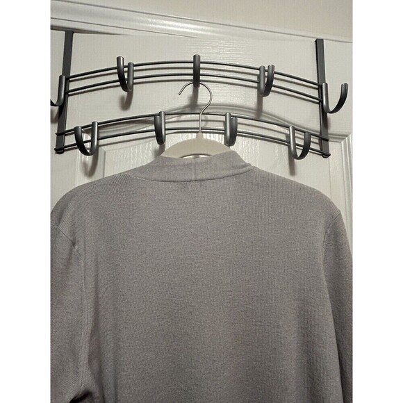 J Jill Open Cardigan Sweater Women’s Size S Gray Lightweight Wool Blend Preppy - Picture 10 of 16